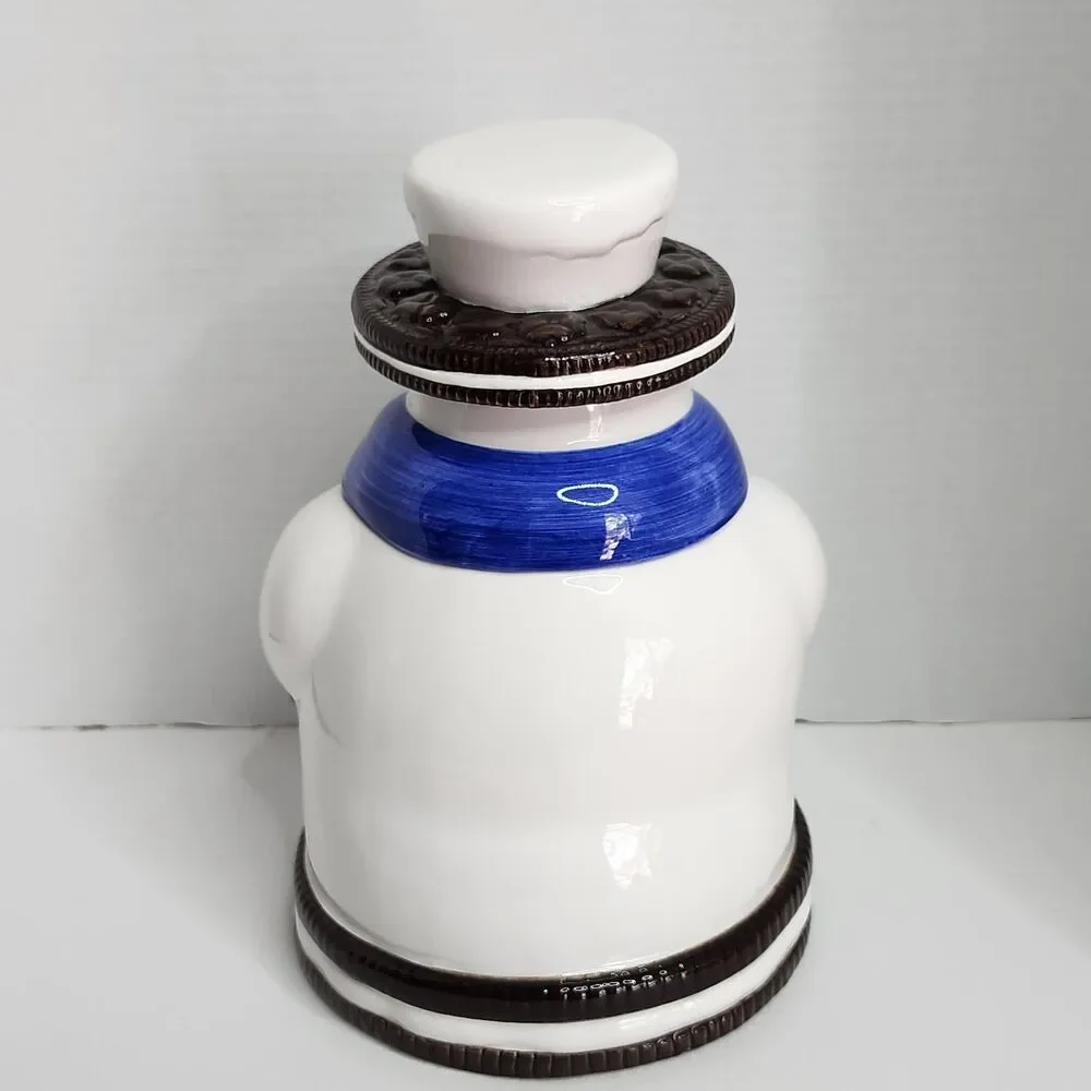 Oreo Snowman Cookie Jar Winter Christmas Collectible
